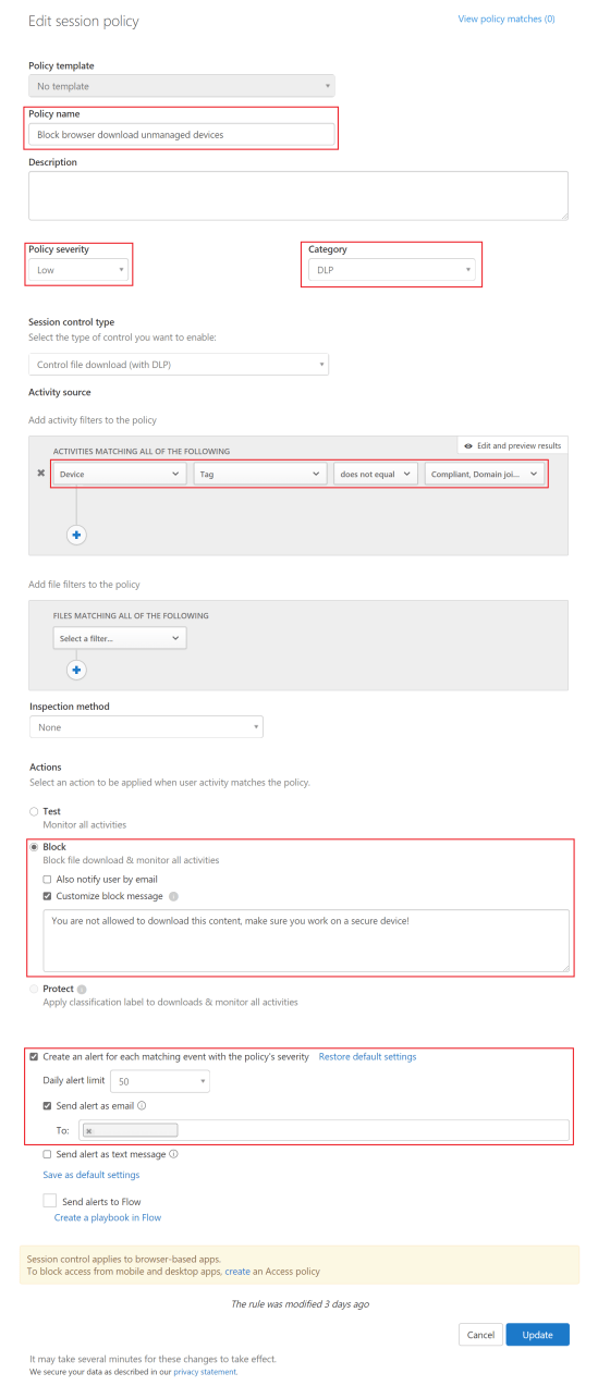 Block downloads with Cloud App Security and Conditional Access ...