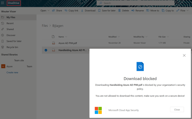 Block downloads with Cloud App Security and Conditional Access ...
